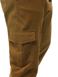 Spodnie męskie joggery camelowe OZONEE A/404