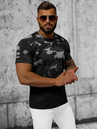 Футболка чоловіча графіт OZONEE JS/8T86/5Z