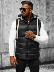 Безрукавка чоловіча чорна OZONEE JS/58M13078/392