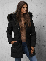 Куртка жіноча Чорна OZONEE JS/M9060/392