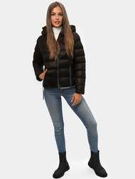 Куртка жіноча шоколад OZONEE JS/M782/392