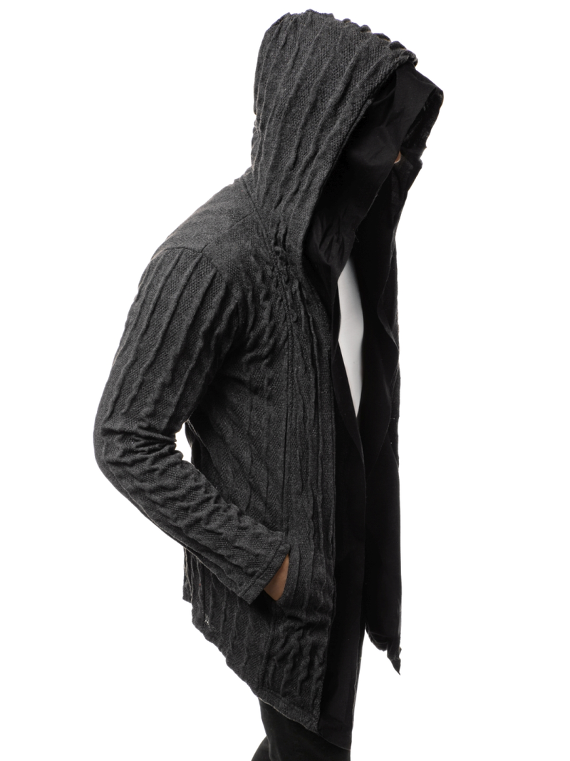 Bluza z kapturem męska grafitowa OZONEE MACH/2138