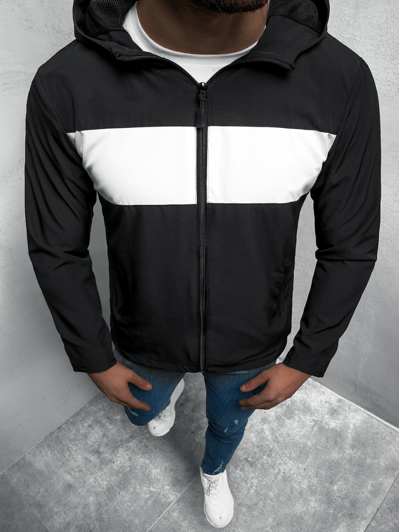 Куртка чоловіча Чорно-Бiла OZONEE JS/HM147/1