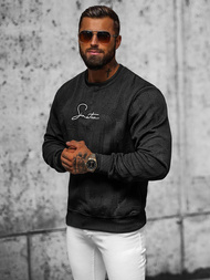 Толстовка чоловіча чорна OZONEE JS/3B576