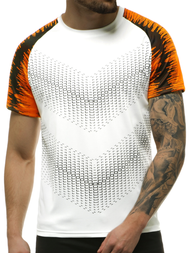 T-Shirt męski biały OZONEE JS/KS2061