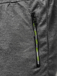 Spodenki dresowe męskie grafitowe OZONEE JS/8K289