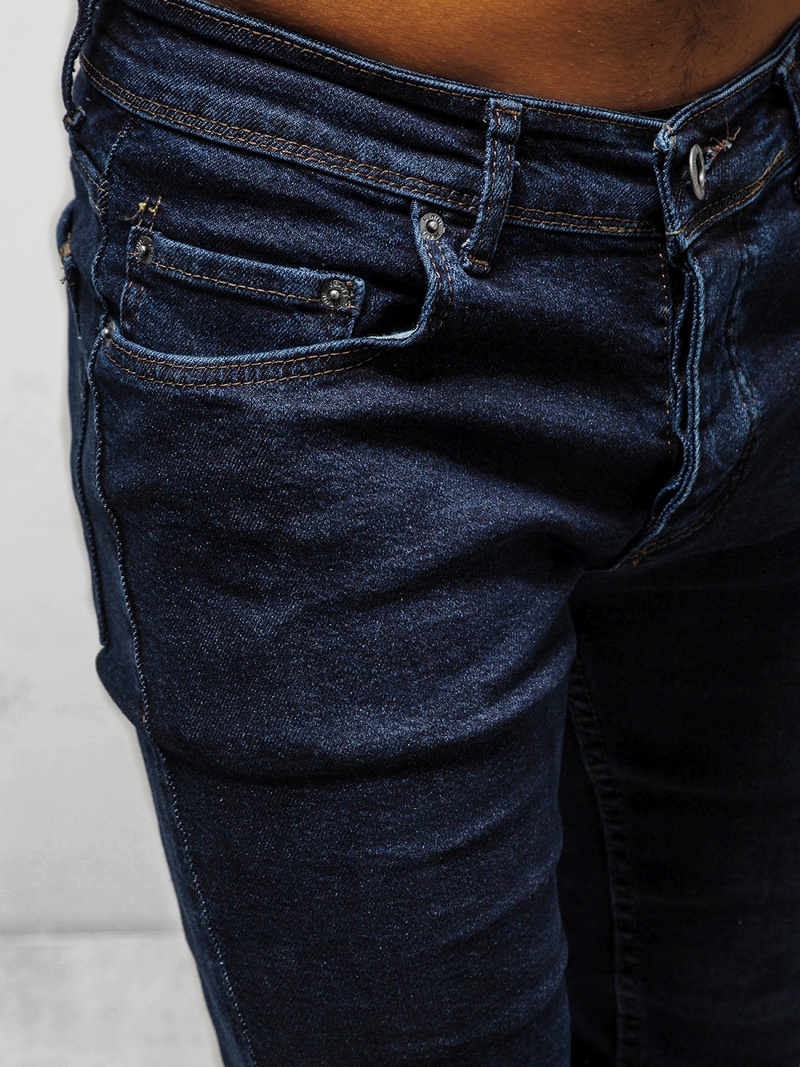 Spodnie jeansowe męskie granatowe OZONEE E/1252SP