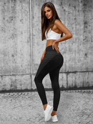 Legginsy damskie czarne OZONEE O/YY9273