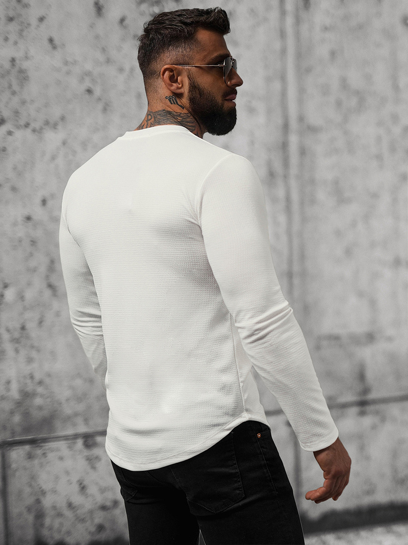 Bluza męska biała OZONEE O/5930BZ