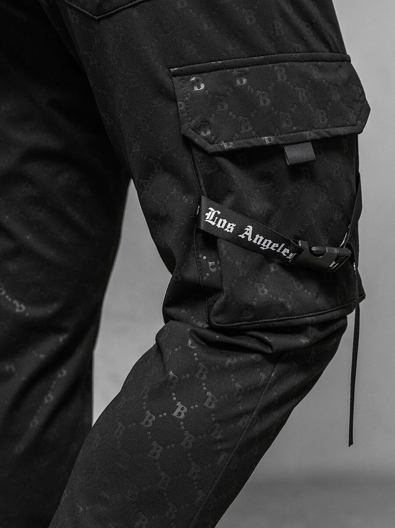 Штани Cпортивні Чоловічі Чорнi OZONEE O/PS6021