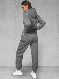 Жіночий спортивний костюм з двох частин графіт OZONEE JS/8C79/5