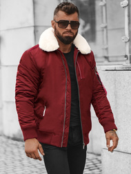 Kurtka męska bordowa OZONEE O/X1026KZ