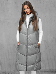 Стьобаний жіночий жилет ciра OZONEE JS/5M3183/105