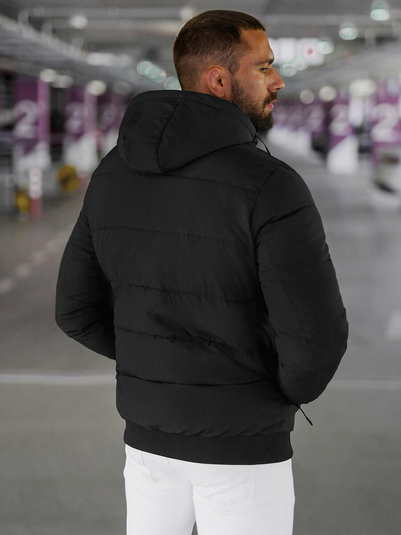 Куртка зимова чоловіча чорна OZONEE JS/31M5023/392Z