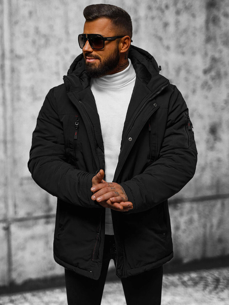 Куртка Чоловіча Чорна OZONEE JS/5M718/392