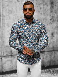 Koszula męska kolorowa OZONEE O/2822Z