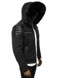 Куртка чоловіча Чорна OZONEE O/99101Z