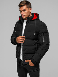 Куртка чоловіча чорна OZONEE JS/31M5003/B