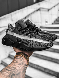 Sneakersy grafitowe OZONEE O/503