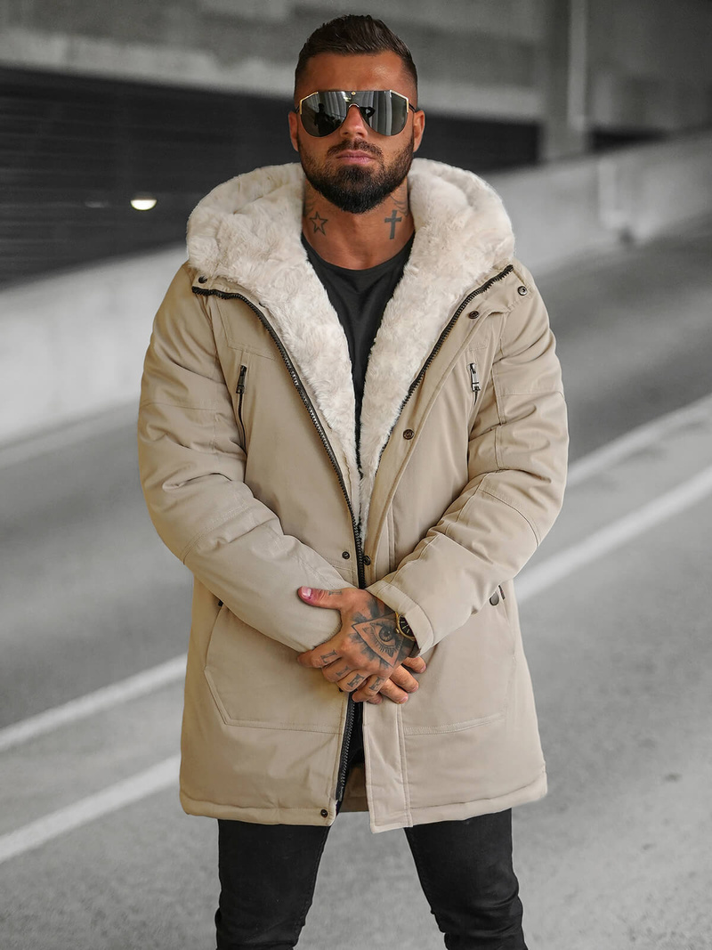 Куртка зимова чоловіча Бежева OZONEE JS/22M315/62Z