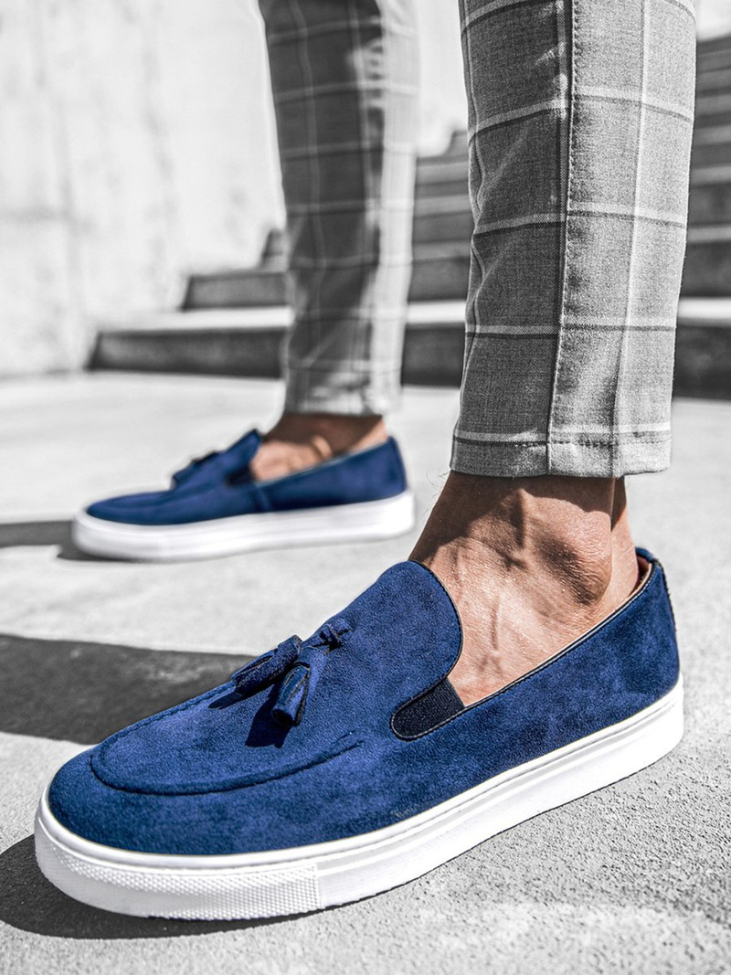 Чоловіче взуття снікерси Slip On Темно-Синi TAM/475