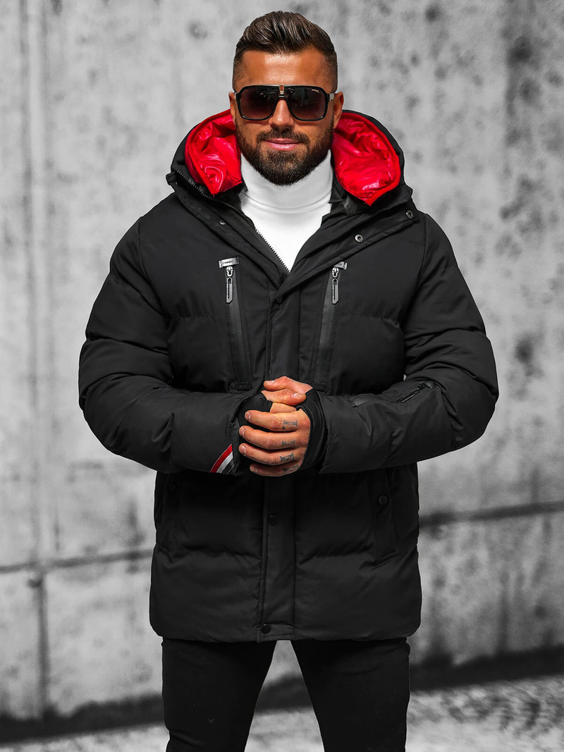 Куртка Чоловіча Чорна OZONEE JS/5M771/392