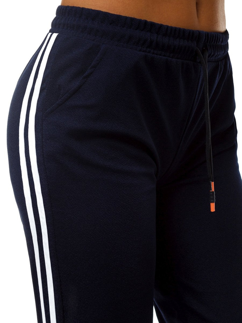 Spodnie dresowe damskie granatowe OZONEE JS/1020/A4