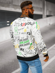 Bluza męska biała OZONEE JS/8B1228/1