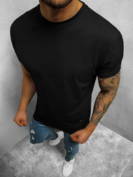 T-Shirt męski czarny OZONEE NB/3001