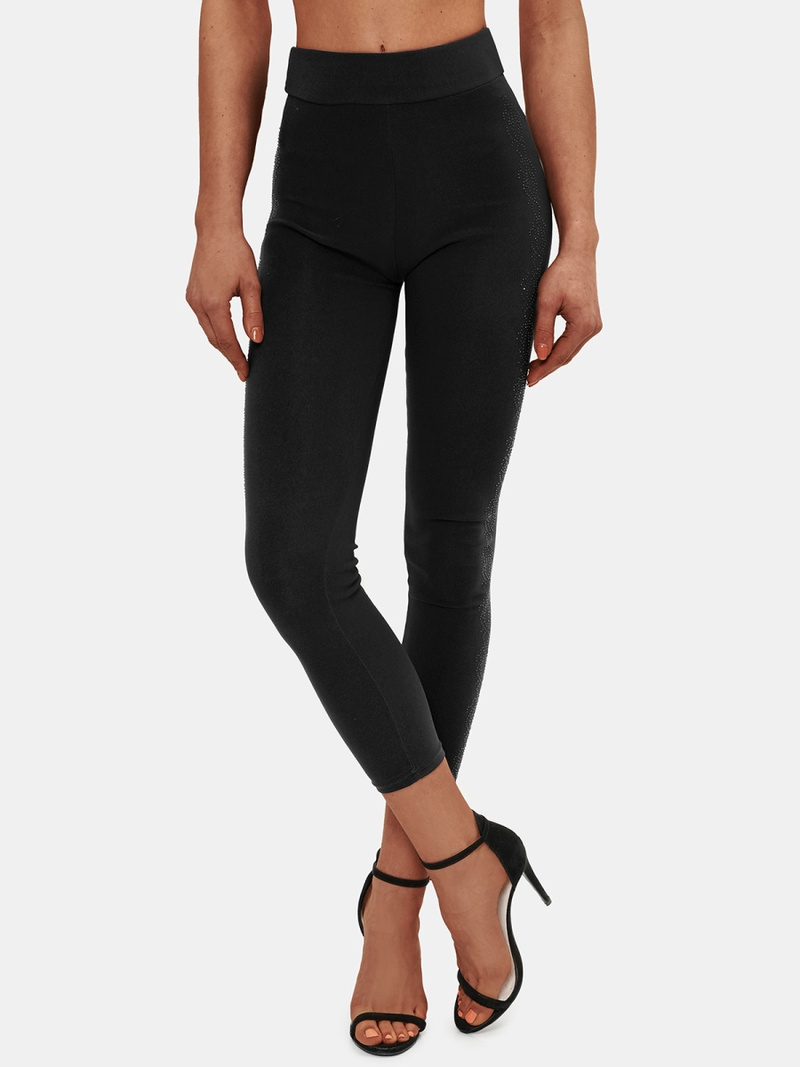 Legginsy damskie czarne OZONEE O/TS228/1