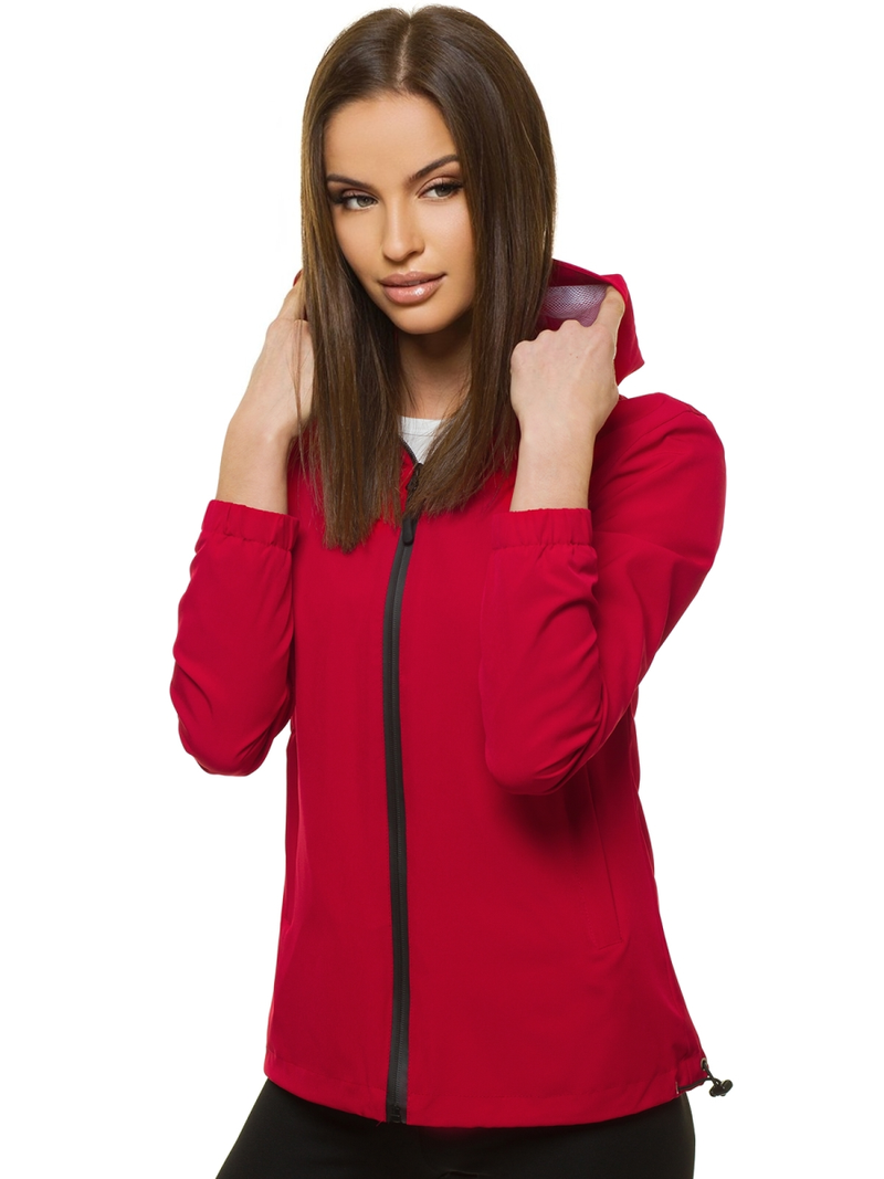 Kurtka przejściowa damska bordowa OZONEE JS/HH036/13