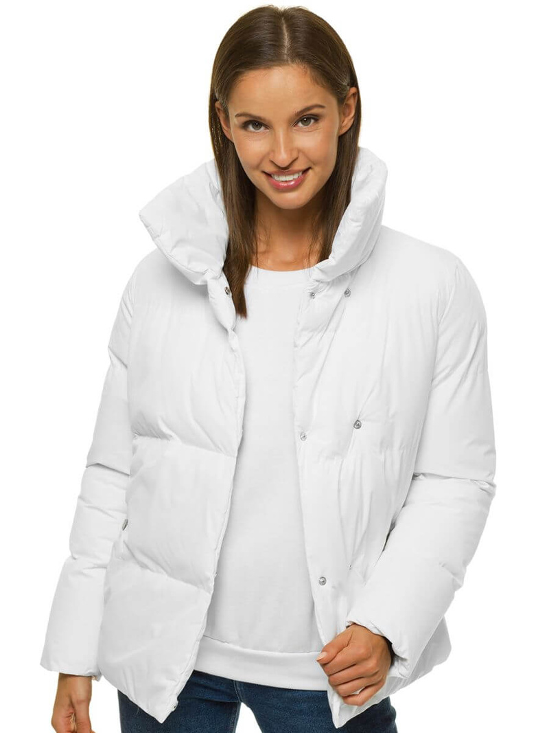 Kurtka zimowa damska biała OZONEE JS/M23062/4