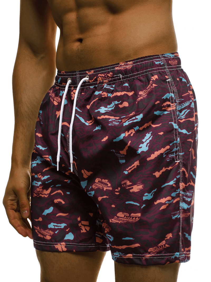 Шорти чоловічі Бордовi OZONEE JS/ST072