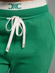 Spodnie dresowe damskie zielone OZONEE O/10658