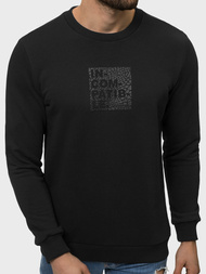 Bluza męska crewneck czarna OZONEE B/21402062