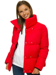 Kurtka zimowa damska czerwona OZONEE JS/M23062/6