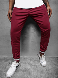 Spodnie dresowe męskie bordowe OZONEE A/2134Z