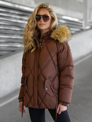 Куртка жіноча шоколад OZONEE JS/5M3329/158
