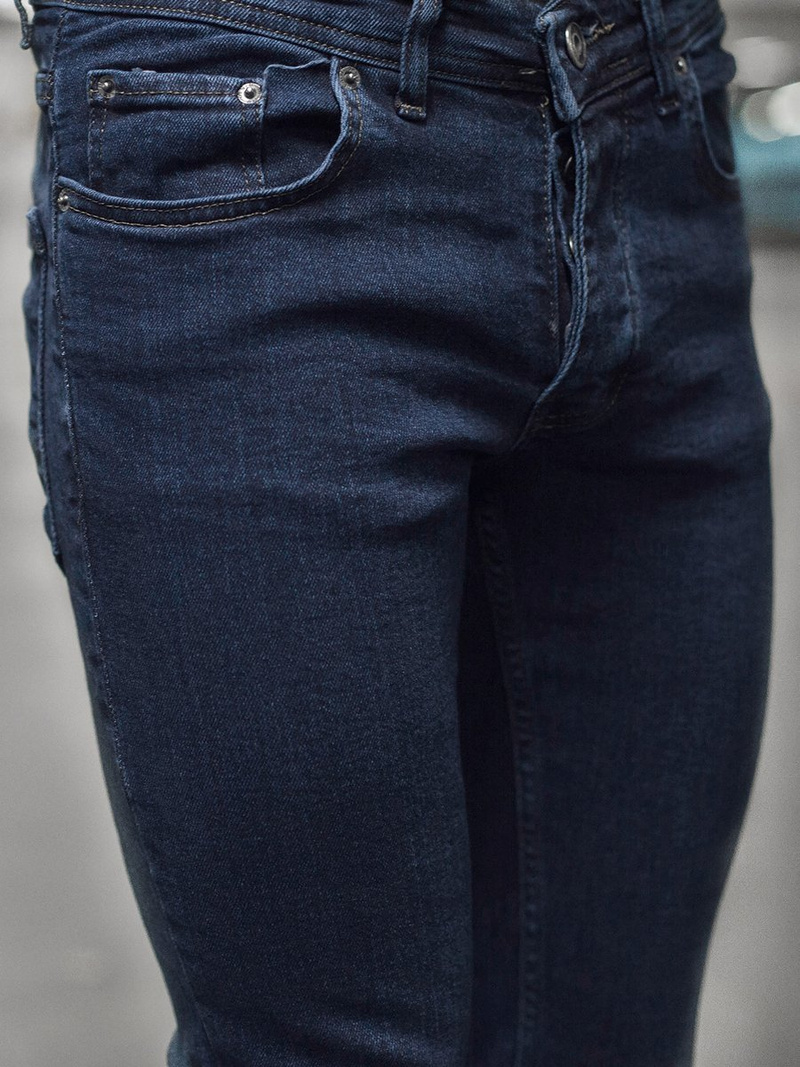 Spodnie męskie jeans niebieskie OZONEE O/4409/02