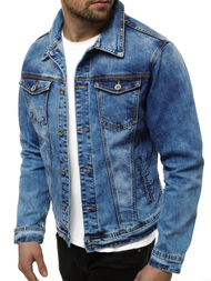 Куртка чоловіча джинсова Синя OZONEE V/19322