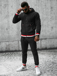 Спортивний костюм чоловічій Чорний OZONEE JS/8C65/3