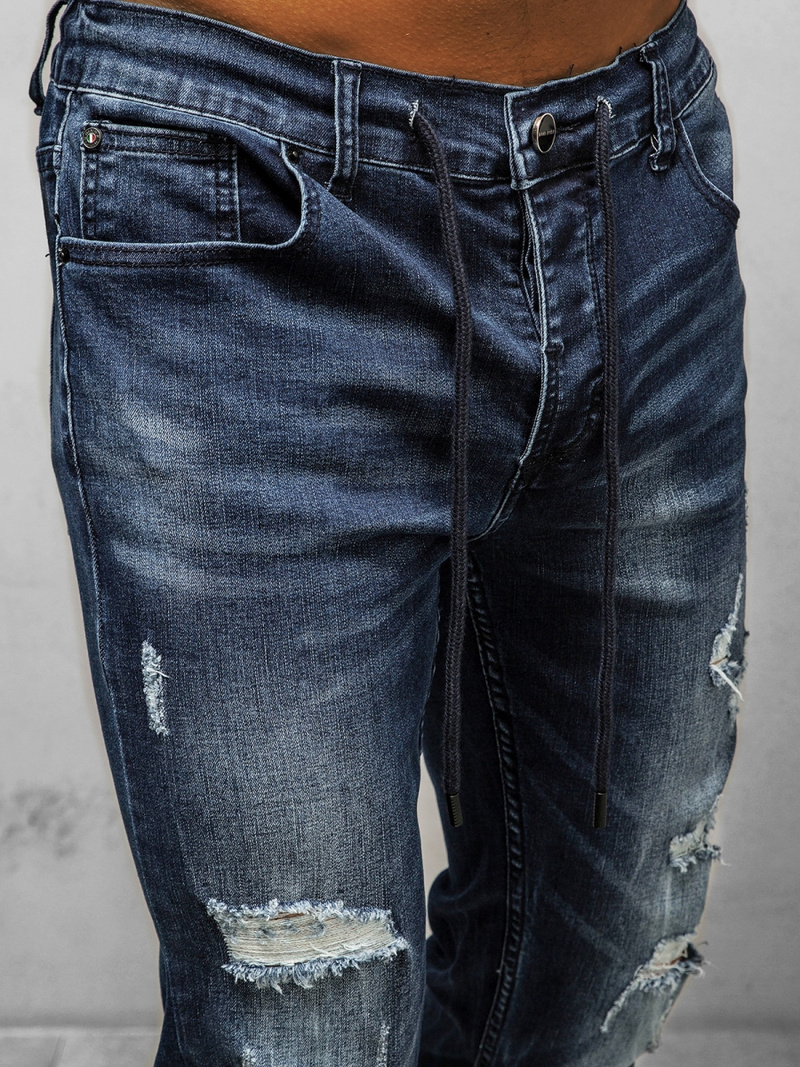 Штани чоловічі джоггери Темно-синi OZONEE NB/MP0014BS