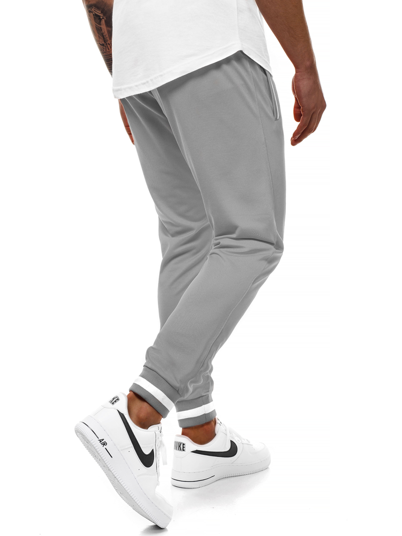 Spodnie dresowe męskie szare OZONEE A/2134