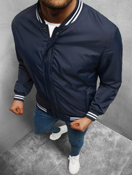 Kurtka przejściowa męska bomberka granatowa OZONEE JS/8M98/25