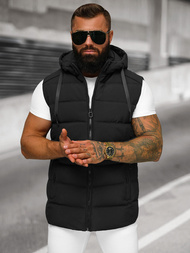 Безрукавка чоловіча чорна OZONEE JS/57M7506/392