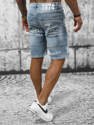 Spodenki męskie jeansowe niebieskie OZONEE NB/MP0259BC