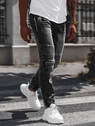 Чоловічі джинси джоггери Чорнi OZONEE NB/MP0077N