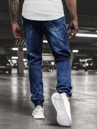 Штани чоловічі джоггери Синi OZONEE JS/KK1062