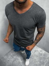 T-Shirt męski grafitowy OZONEE O/1210Z