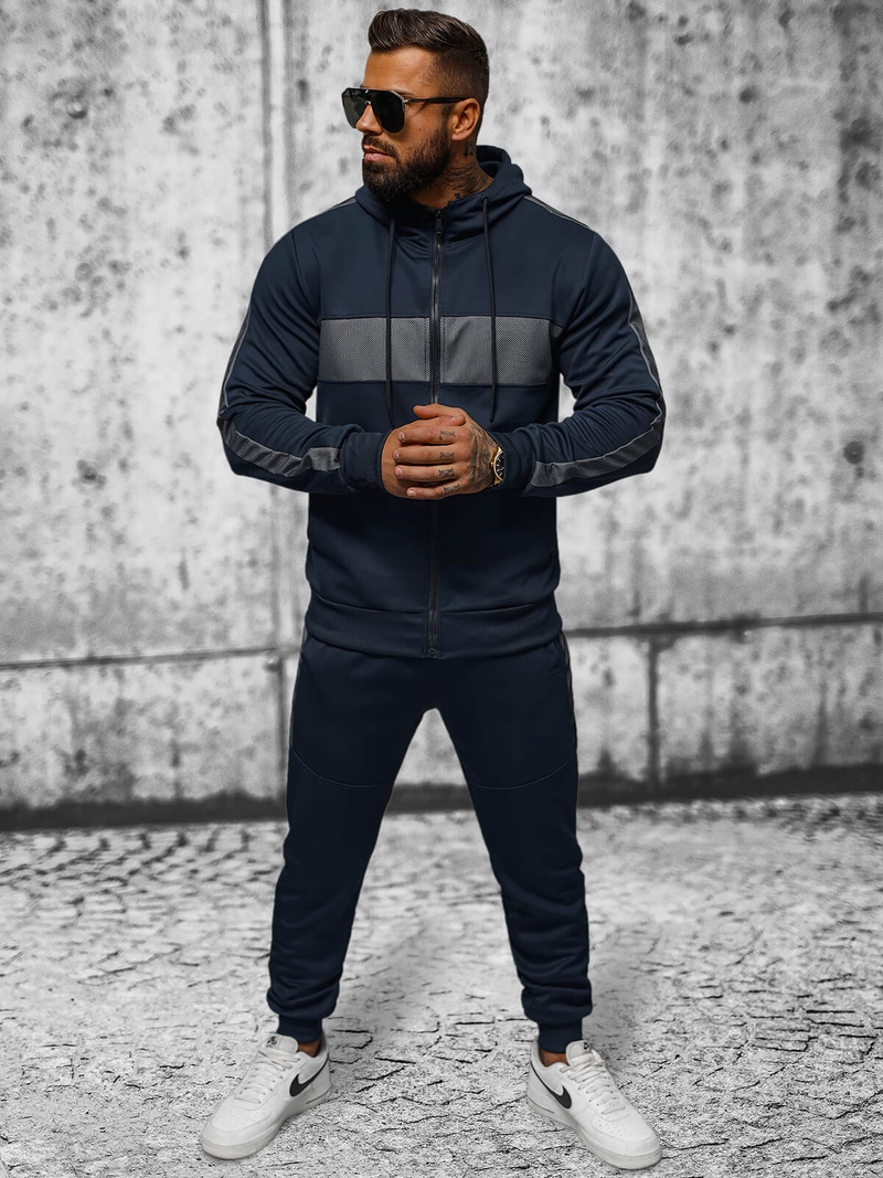 Чоловічий спортивний комплект tемно-cиня OZONEE JS/8C8115/25